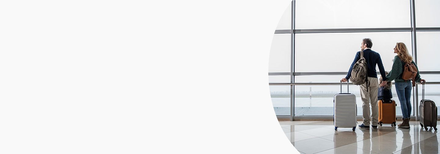 ragazza in aereoporto