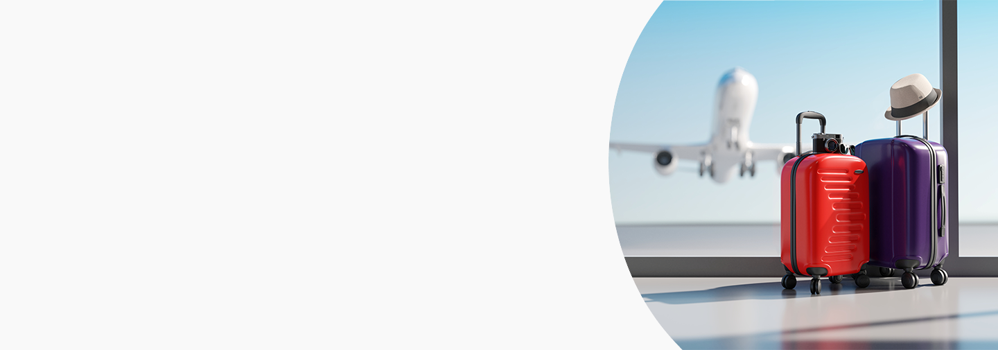 ragazza in aereoporto